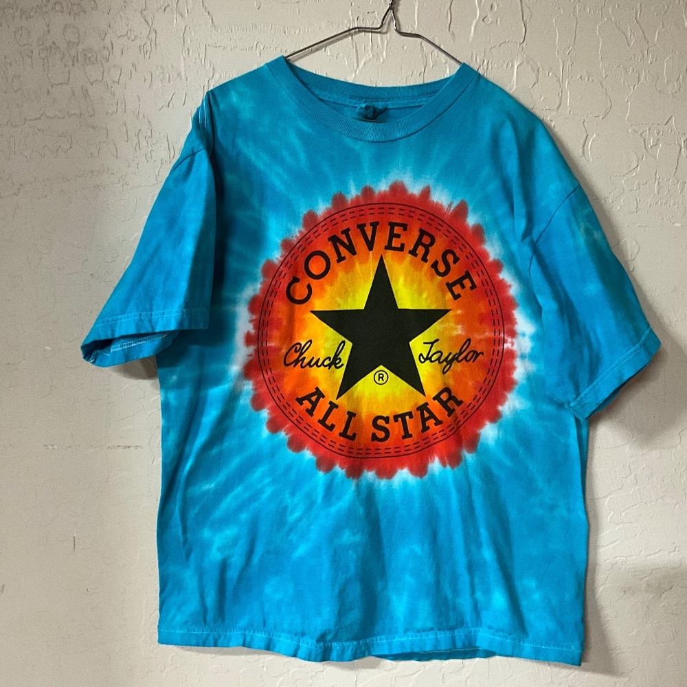 Converse Chuck Taylor Extra Large Limited Edition Sunburst Dye Color Explosion